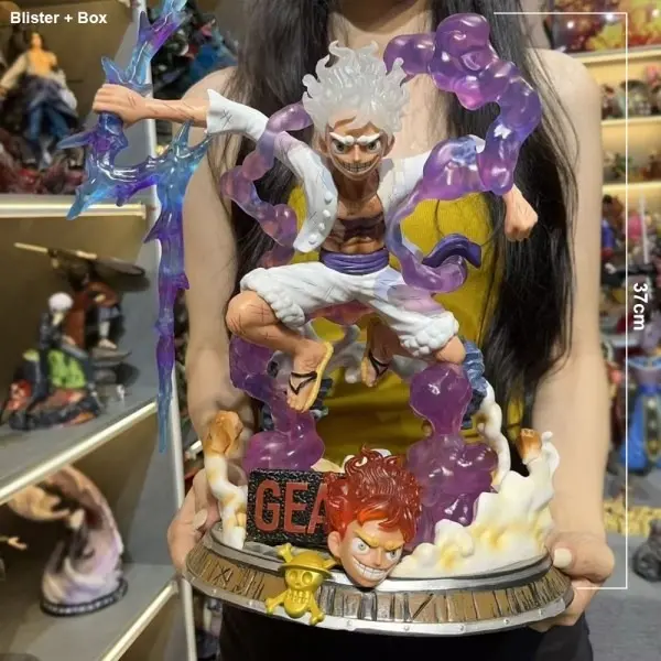 Luffy Gear 5 Double Head Premium Big Figure 37cm