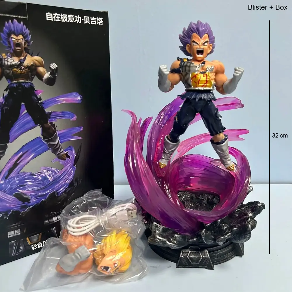 Vegeta Ultra Ego 32cm Premium Figure With Light Base