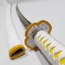 Zenitsu White Wooden Katana 104cm