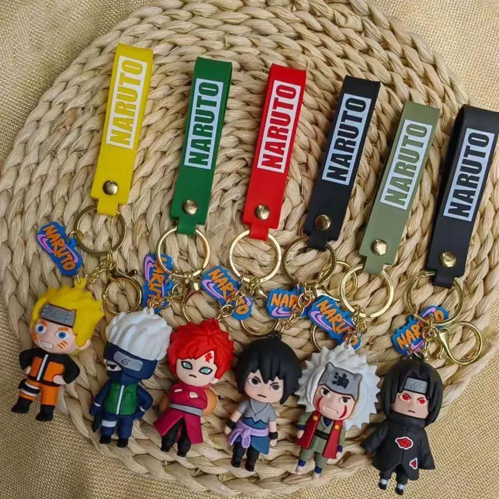 Naruto 6 Design Set 3D Keychain