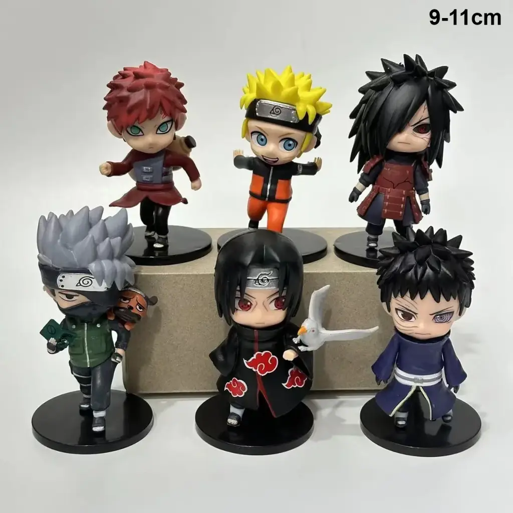 Narutoo Madara Set of 6pcs 9-11cm