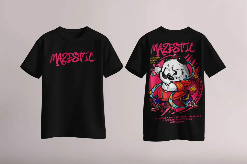 Mazestic Panda Oversize T-shirt