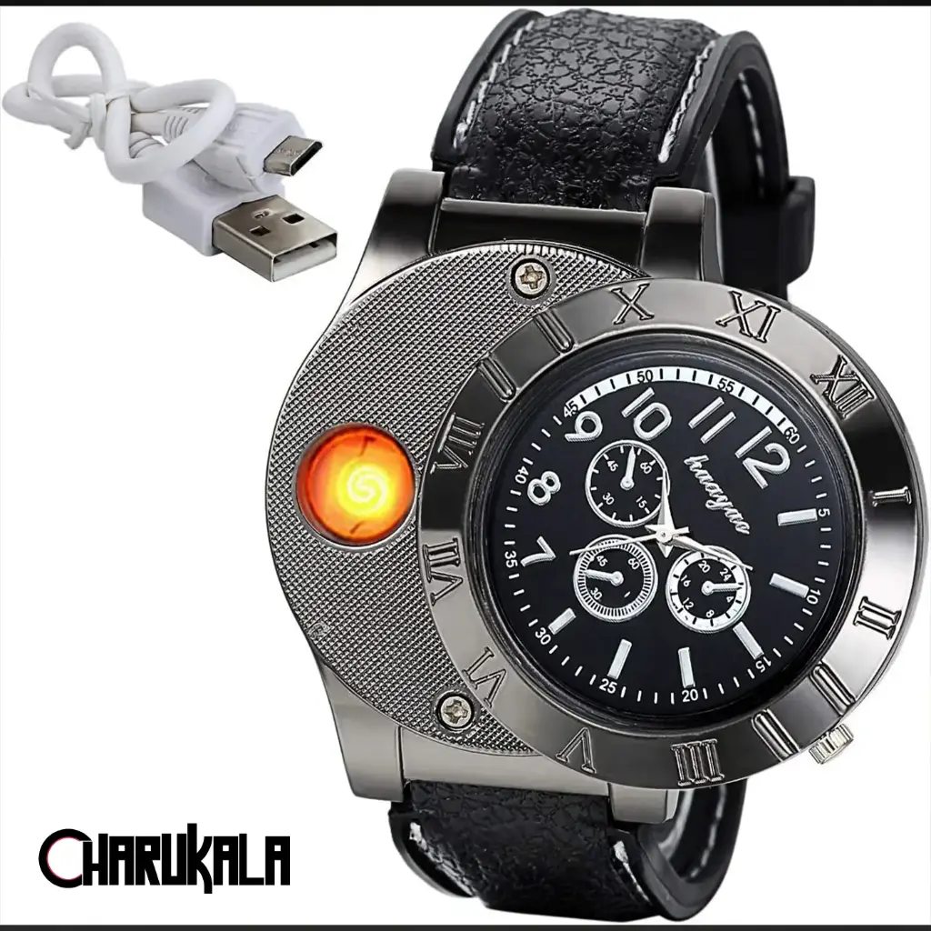 Rechargeable Wrist Watch Premium Lighter