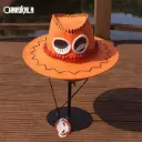 Portgas D. Ace Cowboy Hat | One Piece Cosplay Accessory