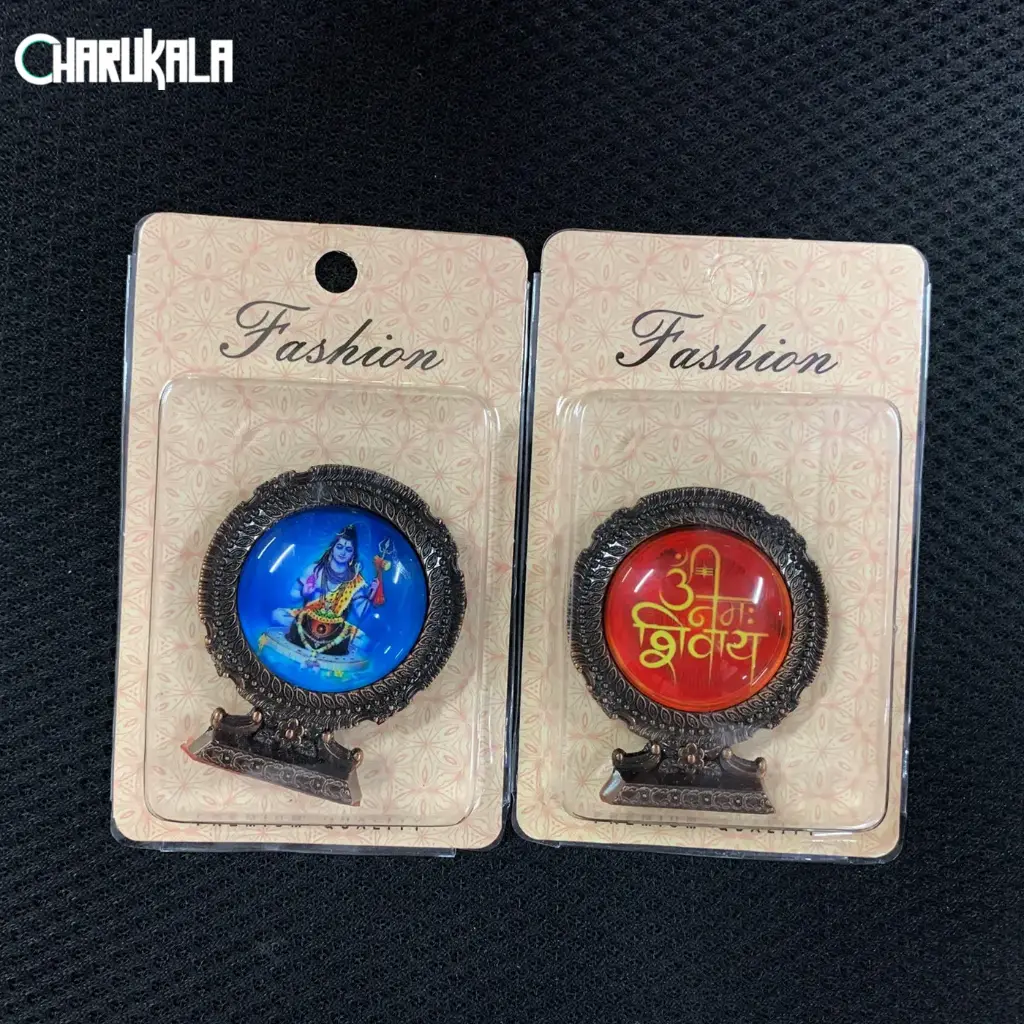 Lord Shiva Metal Car Dashboard 3 - 3.5 inches