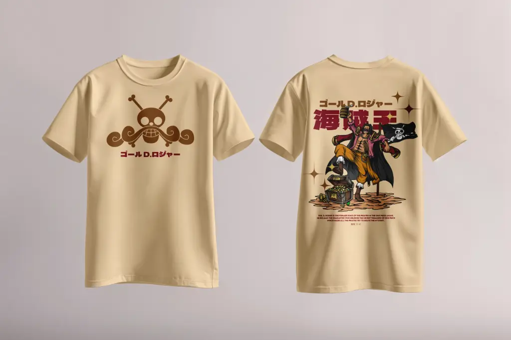 Gol D Roger One Piece Oversize T-shirt (S)