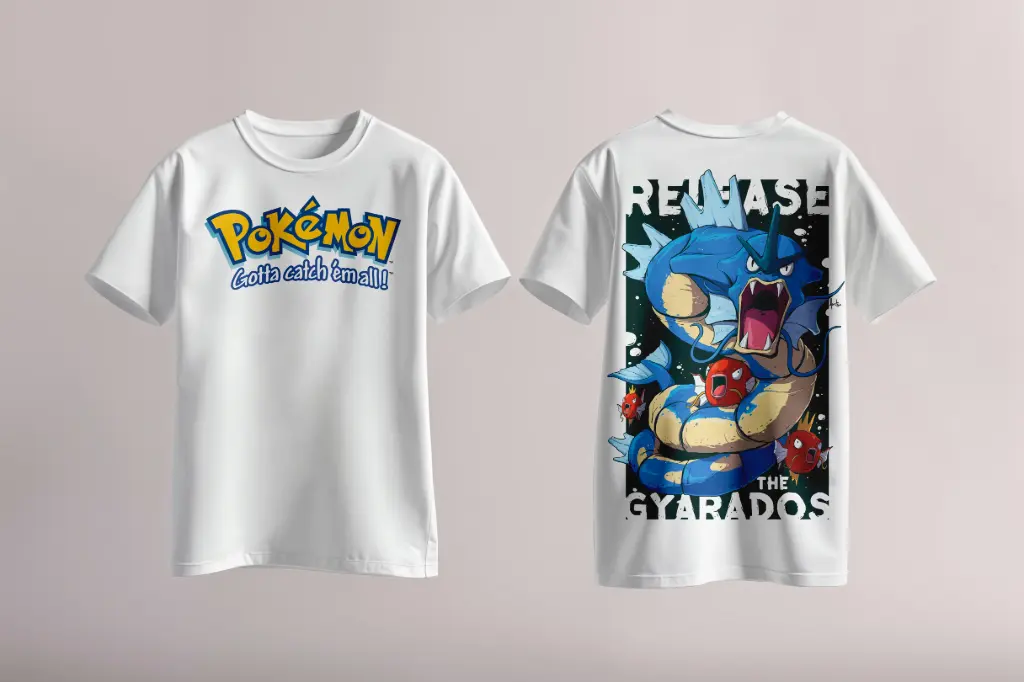 Gyarados Pokemon Oversize T-shirt (S)