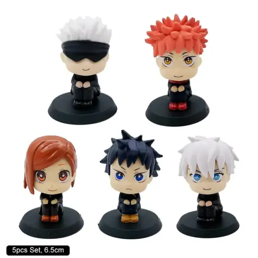 Jujutsu Kaisen Miniature 5pcs Figure Set 6.5cm
