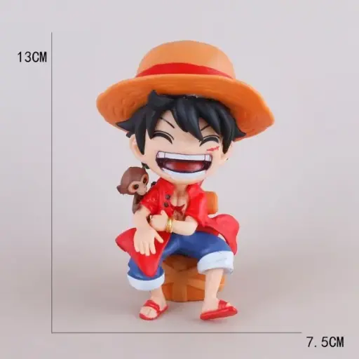 Luffy Laughing Sitting 12cm Figure