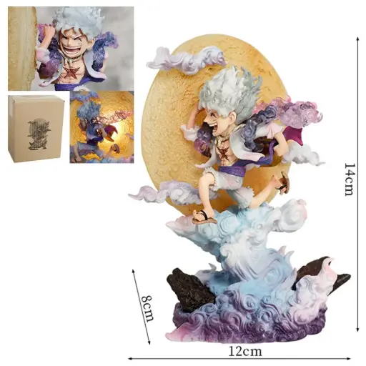 Highly Detailed luffy moon 14cm Figure