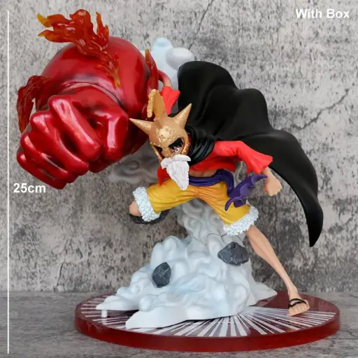 Luffy Big Red Punch Resonance Figure 25cm