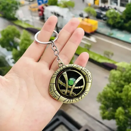 Dr. Strange Metal Revolving Keychain
