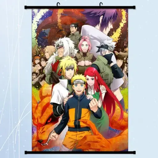 Naruto Full Family Wal Scroll Premium Quality