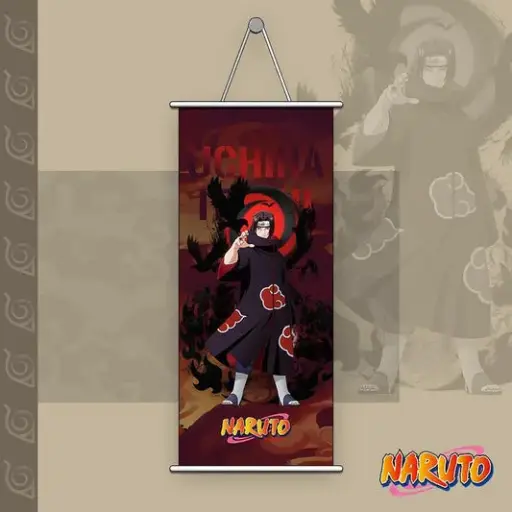 Itachi Uchiha Standing Wall Scroll