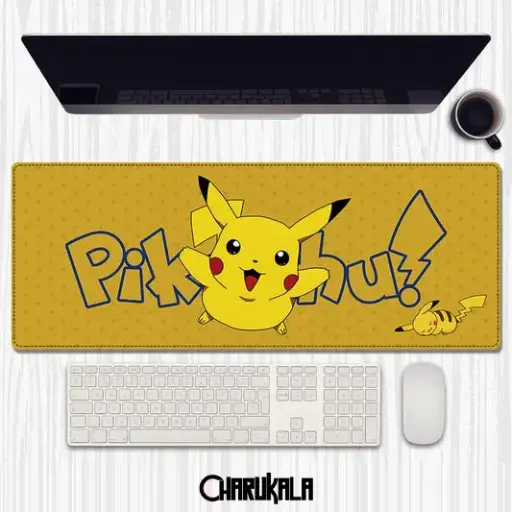 Pikachu Pokemon Premium Large Desk Mat