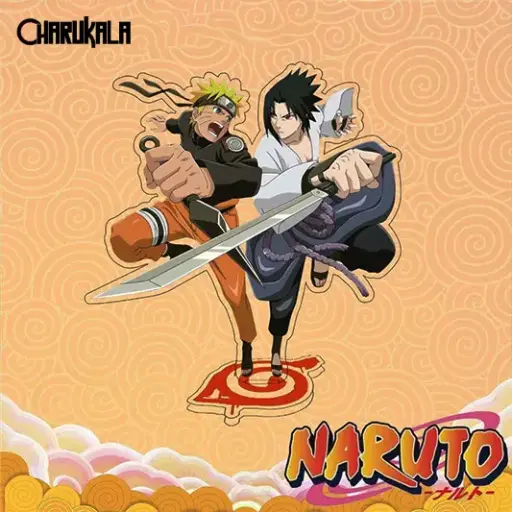 Naruto vs Sasuke Acrylic Stand Table Decor