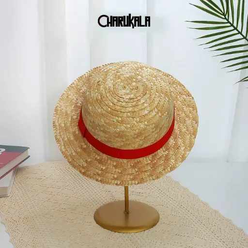 One Piece Officially Licensed Monkey D. Luffy Straw Hat Adult Anime Manga Pirate Cosplay Costume