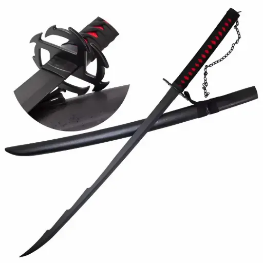 Bleach Anime Ichigo Kurosaki's Zangetsu Wooden Katana