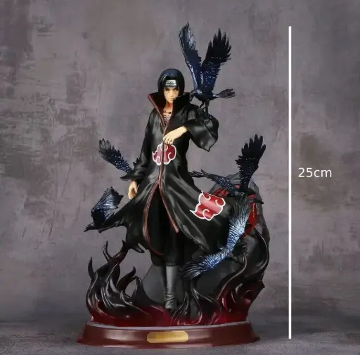 Itachi Standing 25cm Double Head Figure With Blister And Box