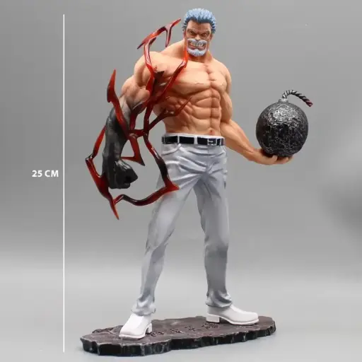 Monkey D. Garp 25cm Action Figure white With Box