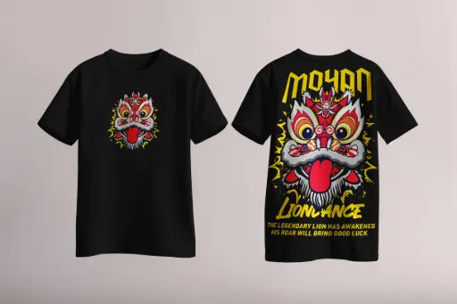 Tribal Lion Oversize T-shirt