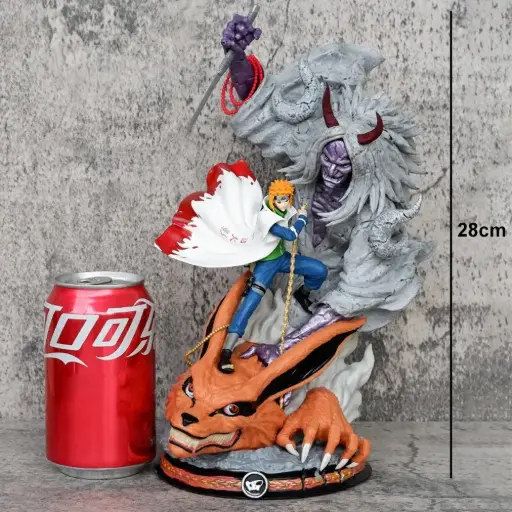 Minato Namikaze with kurama 28 cm figure