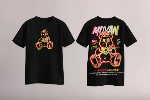 Glitch Teddy Oversize T-shirt