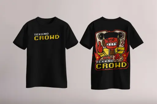 Tekkno Crowd Oversize T-shirt